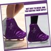 1 Pair Ice Skate Cover Protective Soakers for Skating Shoes Elastic Hockey Skates Guards for Men Women Boys and Girls Polyester Material Easy to Match Colors Usage view 4