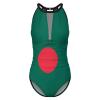 Bangladesh Flag New Women's Sexy Bikini Halter Neck Triangle Bikini Two-Piece Set Bangladesh Flag view 4