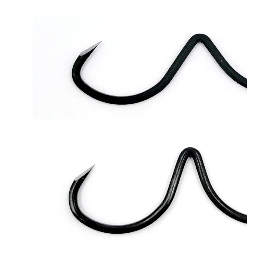Fishing Hooks 10 Soft-shelled Turtle Hooks, String Hooks, Turtle Hooks, and Turtle Guns Fishing Tool Kit Fishing Supplies (Color : B, Size : 3cm Wide)