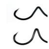 Fishing Hooks 10 Soft-shelled Turtle Hooks, String Hooks, Turtle Hooks, and Turtle Guns Fishing Tool Kit Fishing Supplies (Color : B, Size : 3cm Wide) view 1