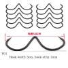Fishing Hooks 10 Soft-shelled Turtle Hooks, String Hooks, Turtle Hooks, and Turtle Guns Fishing Tool Kit Fishing Supplies (Color : B, Size : 3cm Wide) view 3