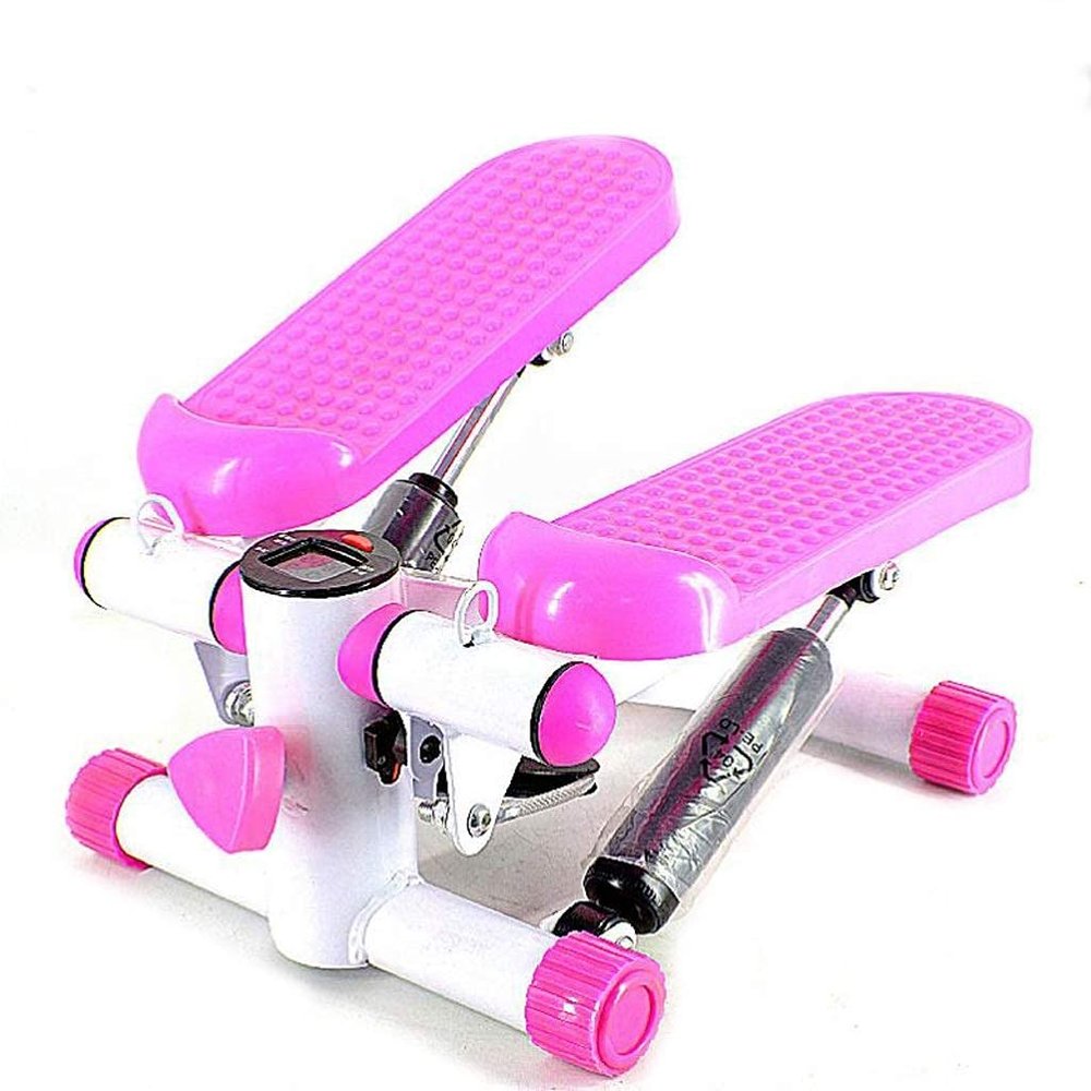 Mini-Stepper Swing Stepper Mini Stepper,Fitness Stair Stepper - Portable Twist Stair Stepper,Fitness Exercise Machine Durable & LCD Display and Comfortable Foot Pedals