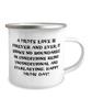 A mum's love is forever and ever; it knows no boundaries or.! 12oz Camping Mug, Single mom Present From Son, Inspire For Mom view 2