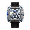 Ciga Design X021-TIBU-W25BK Men's Automatic Watch Series X Gorilla Titanium Blue Genuine Product Black, Silver view 1