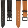 Gomvadr Quick Release Leather Watch Bands 14mm 16mm 18mm 19mm 20mm 21mm 22mm 24mm,Vintage Oil Wax-Tanned Leather Watch Straps Men's Watch Band Replacement Watch Strap for Men Women view 3