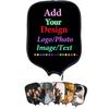 Custom Pickle Ball Rackets Cover Personalized Design with Picture Text Logo Racquet Cover Holder Sleeve Case Protection, Fits Most Paddles, 8.5 x 11.5 in, Black view 1