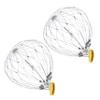 FOYTOKI Crab Pots Crabbing 2pcs Steel Wire Crab Catcher Cage Reusable for Sea Fishing Random Color view 1
