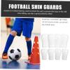 KOMBIUDA 4pairs Soccer Shin Guards for Boy Girl and Adults Lightweight Protective Gear Straps and Breathable Shin Protectors for Football Games Youth Sports Accessories view 2
