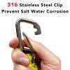 4FT*2+3FT*2 Bungee Dock Line with Stainless Steel Clip Boat Accessories view 3