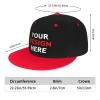 NineFit Basics Custom Hats Design Your Own Personalized Snapback Hat for Men Women Customized Hats Hip Hop Hats Trucker Hats Add Logo Text Photo, Black-06 view 3