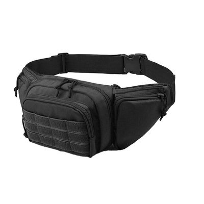 BudgetBundles US 1-2 Pc Tactical Pistol Pouch Waist Gun Pack Bag Fanny Packs Concealed Carry (Black,1 Pack)