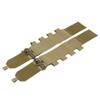 coonitac Tactical Vest Quick Release Buckle Set FCSK Universal Molle Elastic Waist Belt Waist Holder Waist Seal Gear (TAN,4AR) view 2