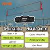 VEVOR Freestanding Volleyball Training Net for Indoor or Outdoor Use, Adjustable Height Portable Net System with Carrying Bag, Professional Volleyball Practice Trainer for Hitting or Serving Drills view 3