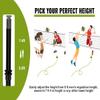VEVOR Freestanding Volleyball Training Net for Indoor or Outdoor Use, Adjustable Height Portable Net System with Carrying Bag, Professional Volleyball Practice Trainer for Hitting or Serving Drills view 4