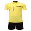 Fldy Mens Soccer Referee Costume Short Sleeve T-Shirt Referee Soccer Jersey and Shorts Set with Pockets Tracksuit Yellow A 3X-Large view 1