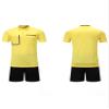 Fldy Mens Soccer Referee Costume Short Sleeve T-Shirt Referee Soccer Jersey and Shorts Set with Pockets Tracksuit Yellow A 3X-Large view 2