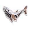 WCB1FPu Brooch Ladies Brooch Craft Brooch Whale Brooch Crystal Collar Animal Brooch (A) view 1