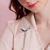 WCB1FPu Brooch Ladies Brooch Craft Brooch Whale Brooch Crystal Collar Animal Brooch (A) view 2