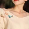 WCB1FPu Brooch Ladies Brooch Craft Brooch Whale Brooch Crystal Collar Animal Brooch (A) view 3