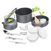 BESPORTBLE 1set Portable Cutlery for Simple Camping Cooking Non-Stick Cookware Kit Anodized Food-Grade Materials for People for Outdoor BBQ Picnic Travel view 1