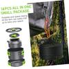 BESPORTBLE 1set Portable Cutlery for Simple Camping Cooking Non-Stick Cookware Kit Anodized Food-Grade Materials for People for Outdoor BBQ Picnic Travel view 3