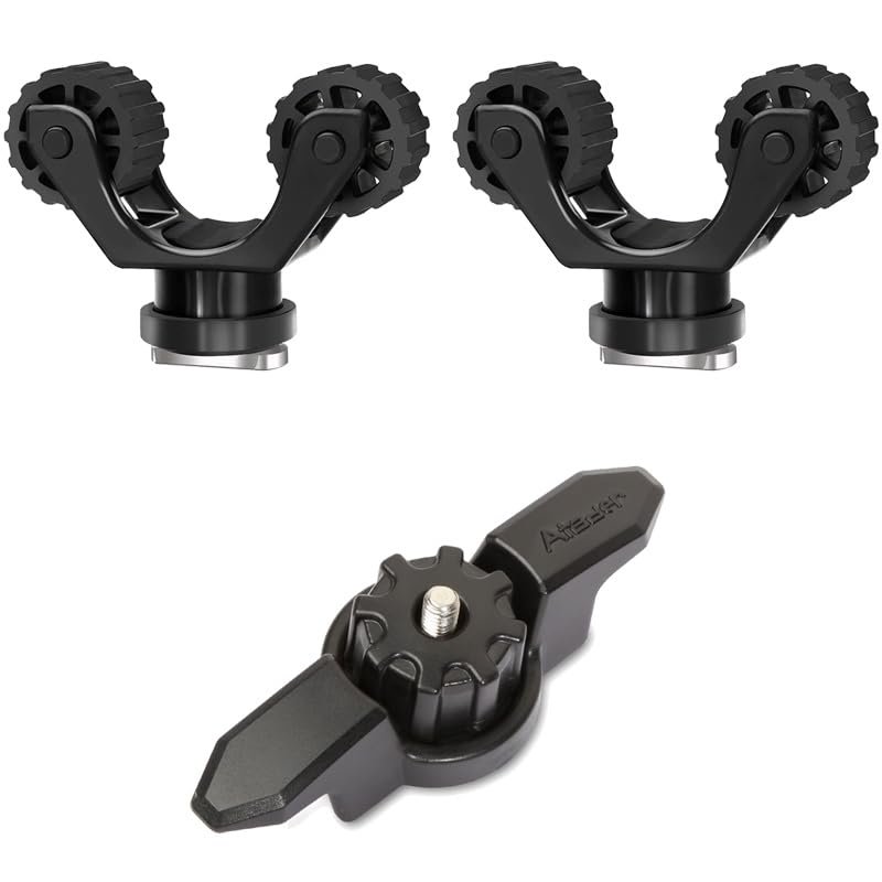 Kayak Paddle Holder and Line Cleat for Kayak Track Mount, Kayak Rail Mount Accessories for Kayak Fishing