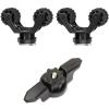 Kayak Paddle Holder and Line Cleat for Kayak Track Mount, Kayak Rail Mount Accessories for Kayak Fishing view 1