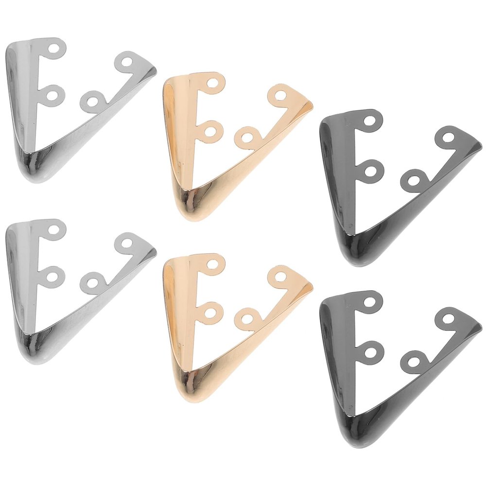 3 Pairs Shoe Tip Caps Iron Toe Protectors for High Heels