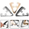 3 Pairs Shoe Tip Caps Iron Toe Protectors for High Heels view 2