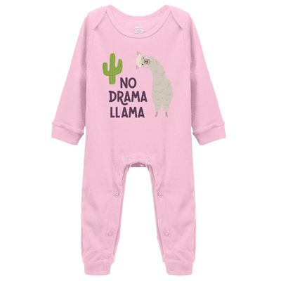 No Drama Llama Cute Baby Girls Boys Climbing Outfits Newborn Cotton Bodysuit Jumpsuit Infant Playsuit