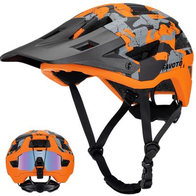 Favoto Mountain Bike Helmet - Duall Shell Lightweight MTB Helmet Bicycle Helmet Adjustable for Adults Men Women Youth CPSC Certificated, Large