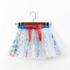 Girls Sequin Skirt Tulle Mini High Waist Party Tutu Skirts for Girls 5~12 Years Tutu Skirts for Girls (White, 5-8 Years) view 2