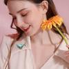 WCB1FPu Brooch Ladies Brooch Craft Brooch Whale Brooch Crystal Collar Animal Brooch (B) view 2
