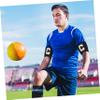 PartyKindom 2pcs Elastic Soccer Captain Armbands Sports Arm Bands for Soccer Basketball Volleyball Easy Recognition Letters and Stretchable Design for Youth and Adults view 3