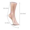 Plastic Foot Mold Magnetic Mannequin Foot Display Socks Shoe Model Display Women Ankle Bracelet for Home Shop view 2