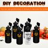 Ziliny 72 Pcs Reusable Water Bottles Bulk 20 oz Squeeze Plastic Sports Water Bottles with Nylon Strap Leak Proof Blank DIY Cups for Travel Hiking Cycling Sport Event Team Gifts(Black) view 4