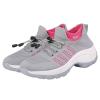 NineFit Basics Lightweight Mesh Hiking Shoes,Breathable Orthopedic Sneakers,Non-Slip Trail Running Shoes,for Weightlifting Walking Rock Climbing Wrestling Boxing Travel, 43/12.5, Pink view 1