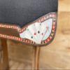 Western Saddle Pad for Horses with Reinforced Spine  Hand-Painted Playing Cards on Genuine Cow Leather, Heavy Duty Moisture-Wicking Felt for Comfort view 2