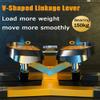Fitness Mini Stepper with Resistance Bands, Lifting Mini Stepper Stair Climber Machine, Stair Stepper for Exercises-Twist Stepper with Monitor, 330lbs Weight Capacity view 2