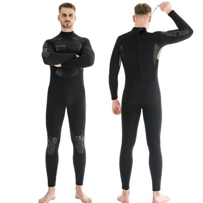 GoldFin Wetsuit for Men, Mens 3mm Wetsuits Fullbody Back Zip Keep Warm in Cold Water