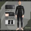 GoldFin Wetsuit for Men, Mens 3mm Wetsuits Fullbody Back Zip Keep Warm in Cold Water view 2