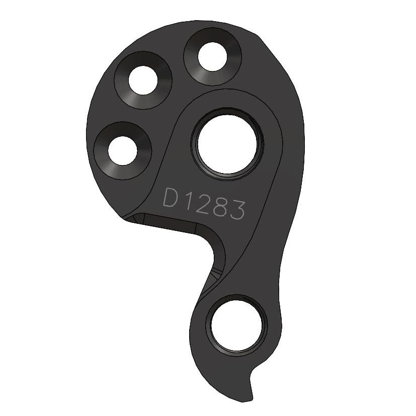 Pilo D1283 Derailleur Hanger Compatible/Replacement for Ragley MTB, Black
