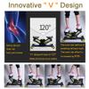 RWGOVLU Exercise Stepper, Mini Twisting Stepper Exercise Machine with Resistance Bands, Aerobic Stepper with Display, Massageable Gym Stepper for Home Workout, Load-Bearing 100kg view 2