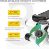 RWGOVLU Mini Stepper Machine, Steppers for Exercise with Display and Resistance Bands, Up-Down Stepper for Beginners and Advanced Users, Home Gym Equipment Fitness Step view 4