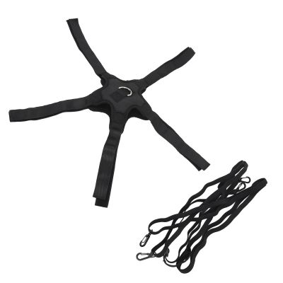 HOHXFYP Volleyball Training Equipment Aid, Adjustable Volleyball Spike Hitting Serving Trainer with Elastic Rope & Ball Cover to Serve Spike Set and Pass