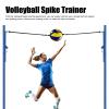 HOHXFYP Volleyball Training Equipment Aid, Adjustable Volleyball Spike Hitting Serving Trainer with Elastic Rope & Ball Cover to Serve Spike Set and Pass view 2