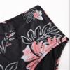 SUUKSESS Women Sexy Halter Tankini Bathing Suits Slimming Tummy Control High Waisted Swimsuits 2 Piece (Vintage Floral Black, S) view 4