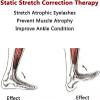 McbeAn Ankle Rehabilitation Trainer, Ankle-Foot Immobilizer, Ankle Rehabilitation Trainer, Adjustable Force and 75 Angle,Static Stretch Correction, Easy to Wear, for Dislocation, Ligament Injury view 4