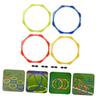 WHAMVOX Soccer Speed Training Equipment 4 Pack of Hexagonal Agility Training Circles for Improved Footwork view 4