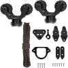 Atader Kayak Fishing Accessories Set, 2 pcs Kayak Paddle Holder and Standard Anchor Trolley System for Kayak Canoe
